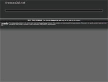 Tablet Screenshot of freesex3d.net